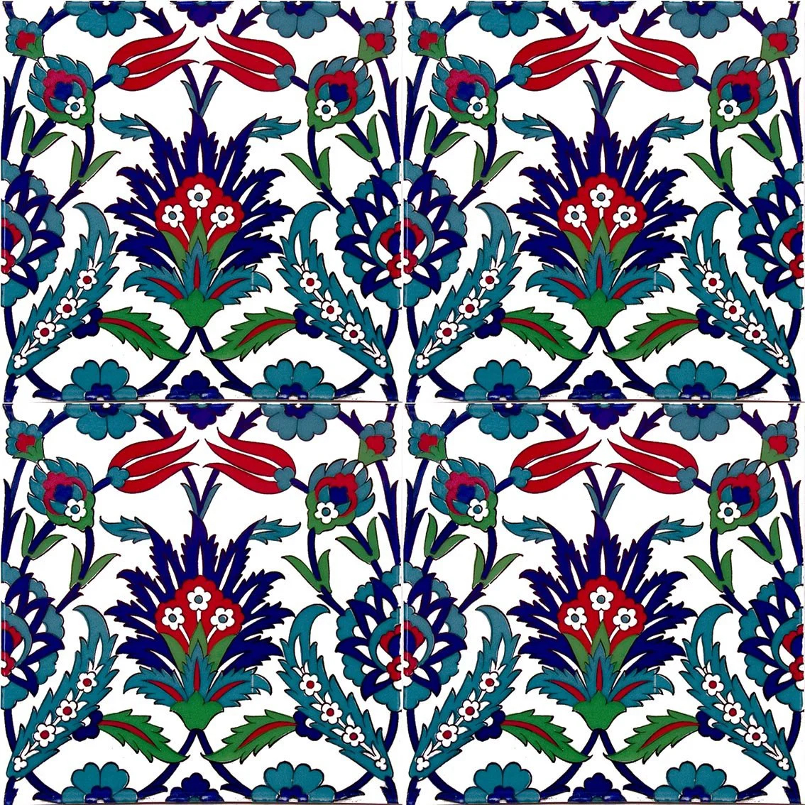 20x20 cm Çini Karo D-19